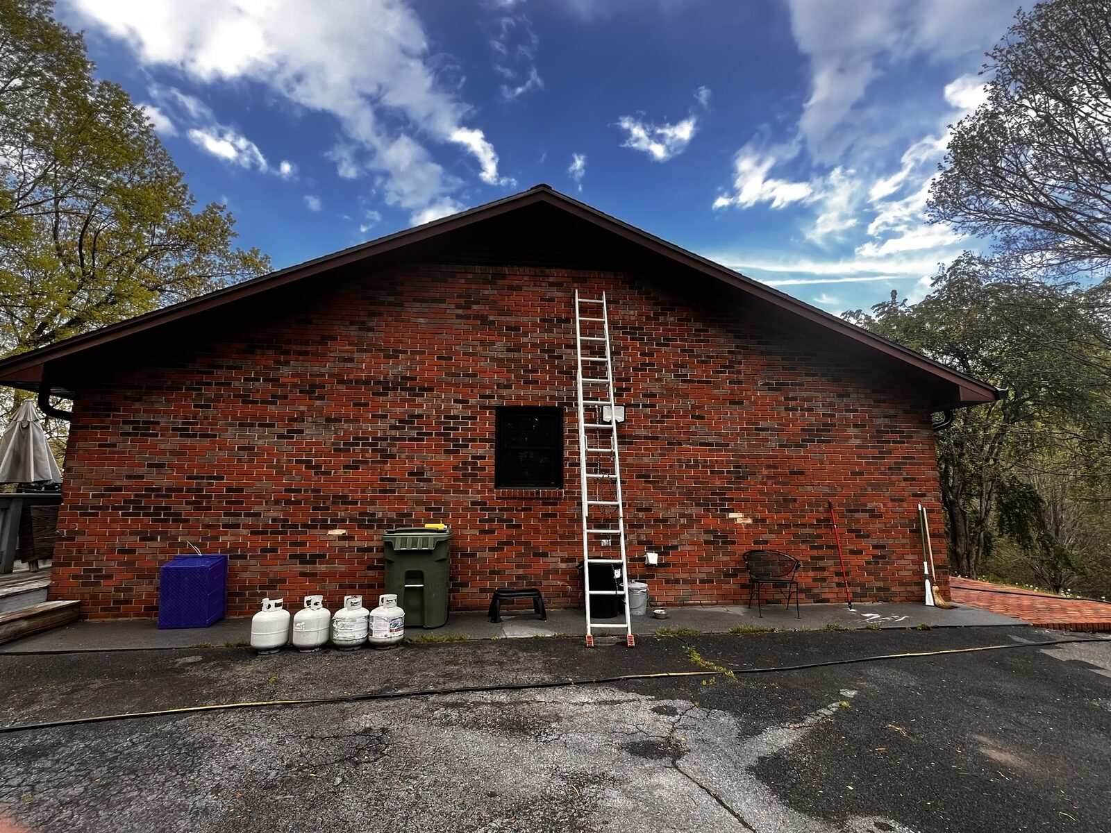 Tri-Cities red brick home before painting another angle