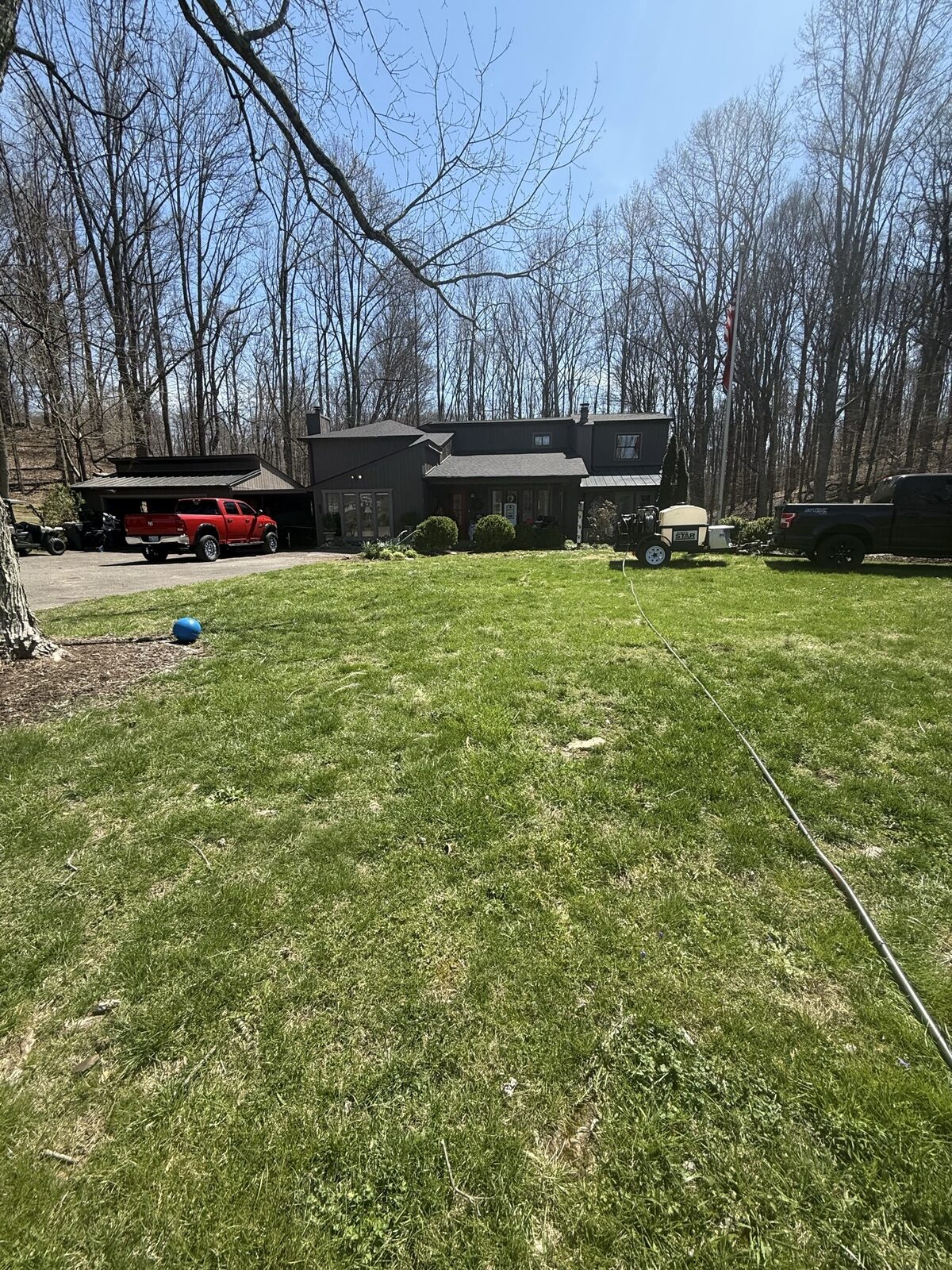 Tricorn Black Exterior in Blountville, TN by Rock's Painting (During)