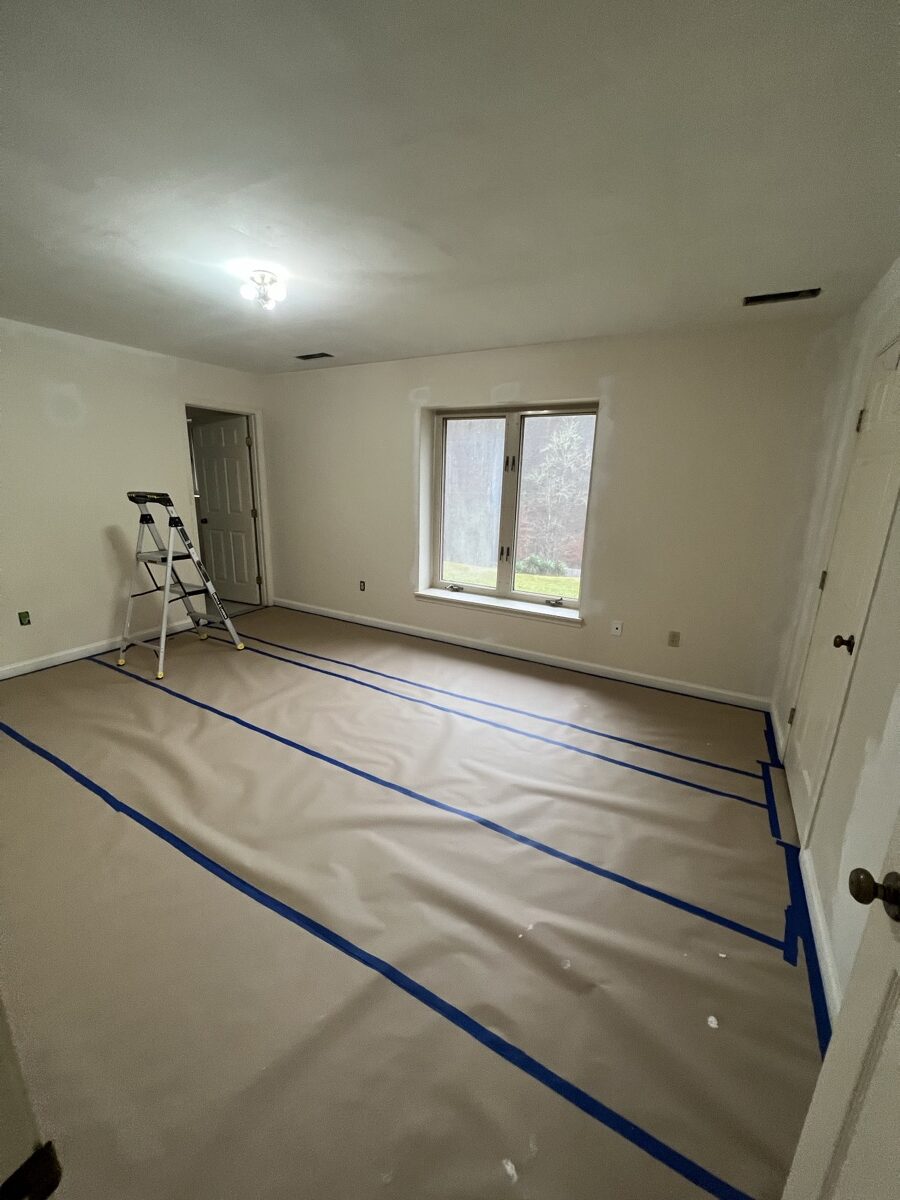 Ceiling Texture Removal project example
