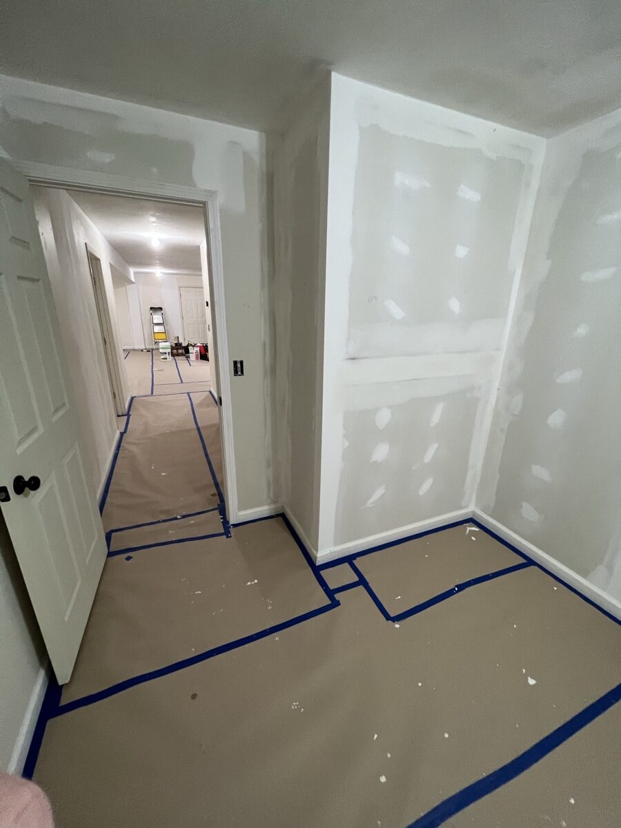 Drywall Repair project example