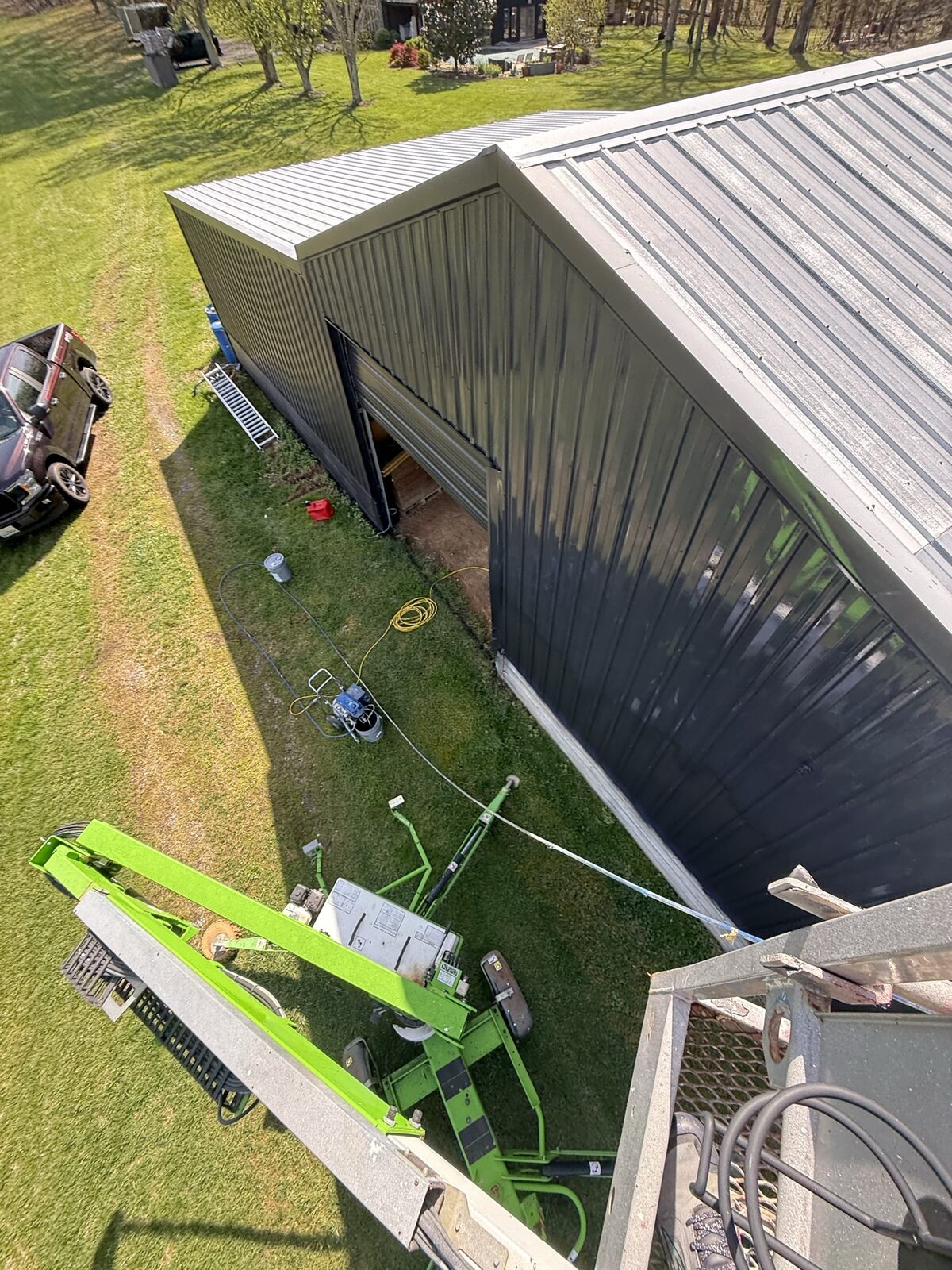 Metal Building in Blountville, TN by Rock's Painting (During)