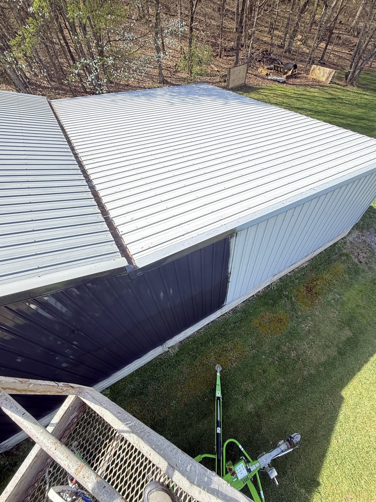Metal Building in Blountville, TN by Rock's Painting (During)